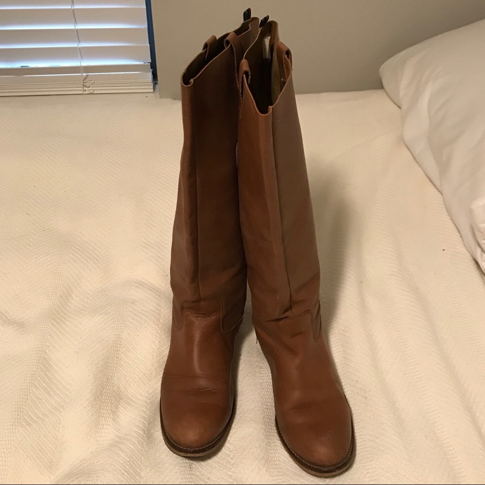 Aldo Tall Leather Riding Boots